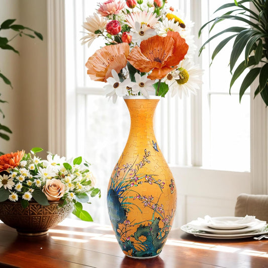 B4: DIY Vase Kit for Unique Home & Office Decor, Creative Gift for Mom, Women & Men, 4D Jigsaw Craft for Arts