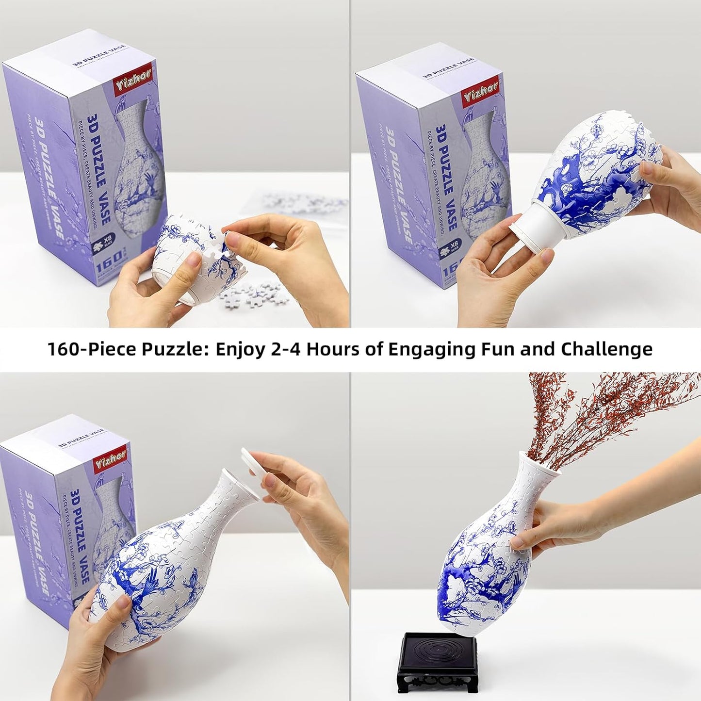 B5：DIY 3D Puzzles Building Set for Unique Room Decor, Creative Gift for Women & Men, Educational Toy for Boys and Girls